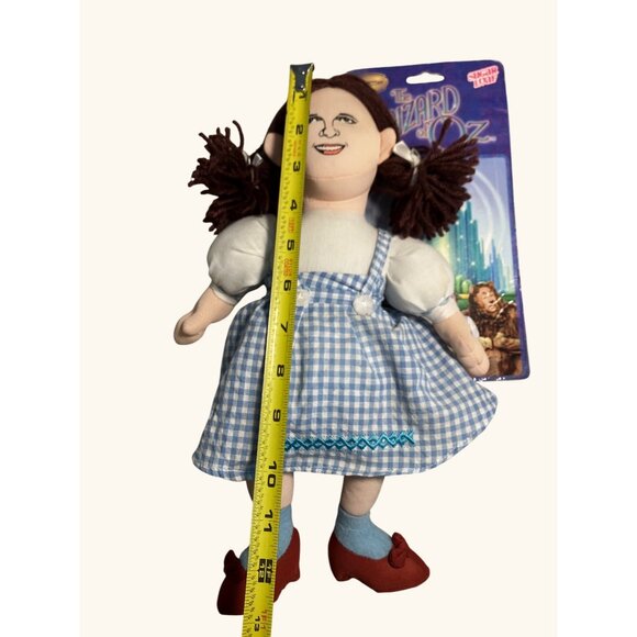 Dorothy Wizard Of Oz 14" Plush Doll By Sugar Loaf With Gingham Dress & Red Shoes - Picture 5 of 12